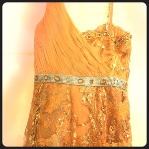 Gold Prom Dress